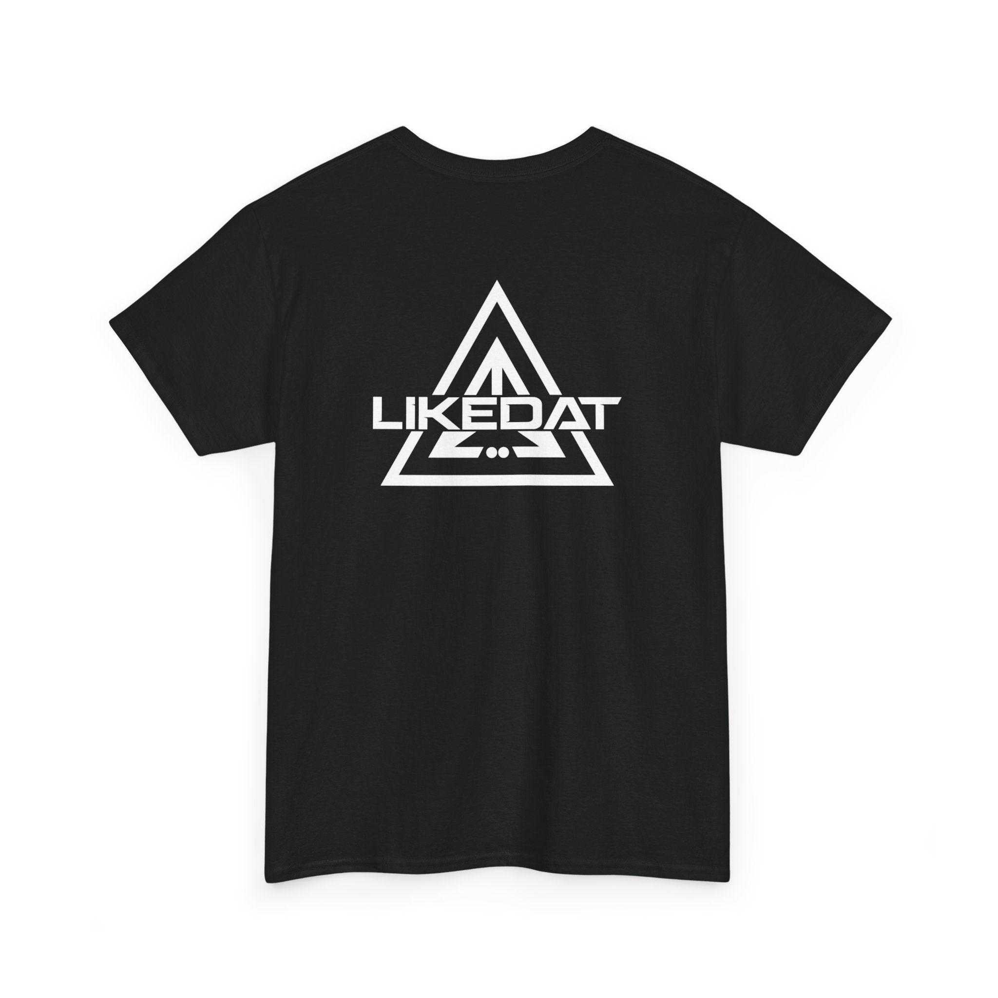 Likedat Triangle Logo T-Shirt — Minimal Graphic Tee