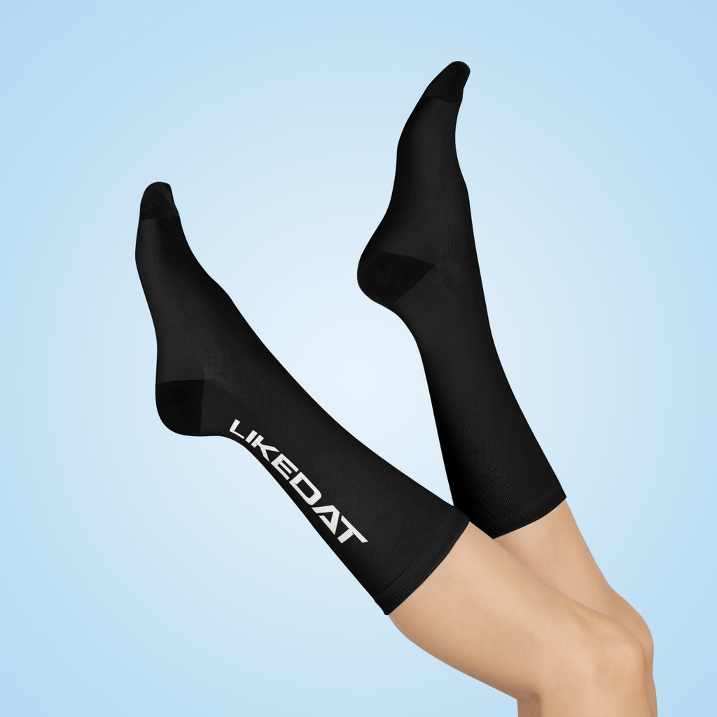 Cushioned Crew Socks — 'LIKEDAT' Athletic Comfort Socks
