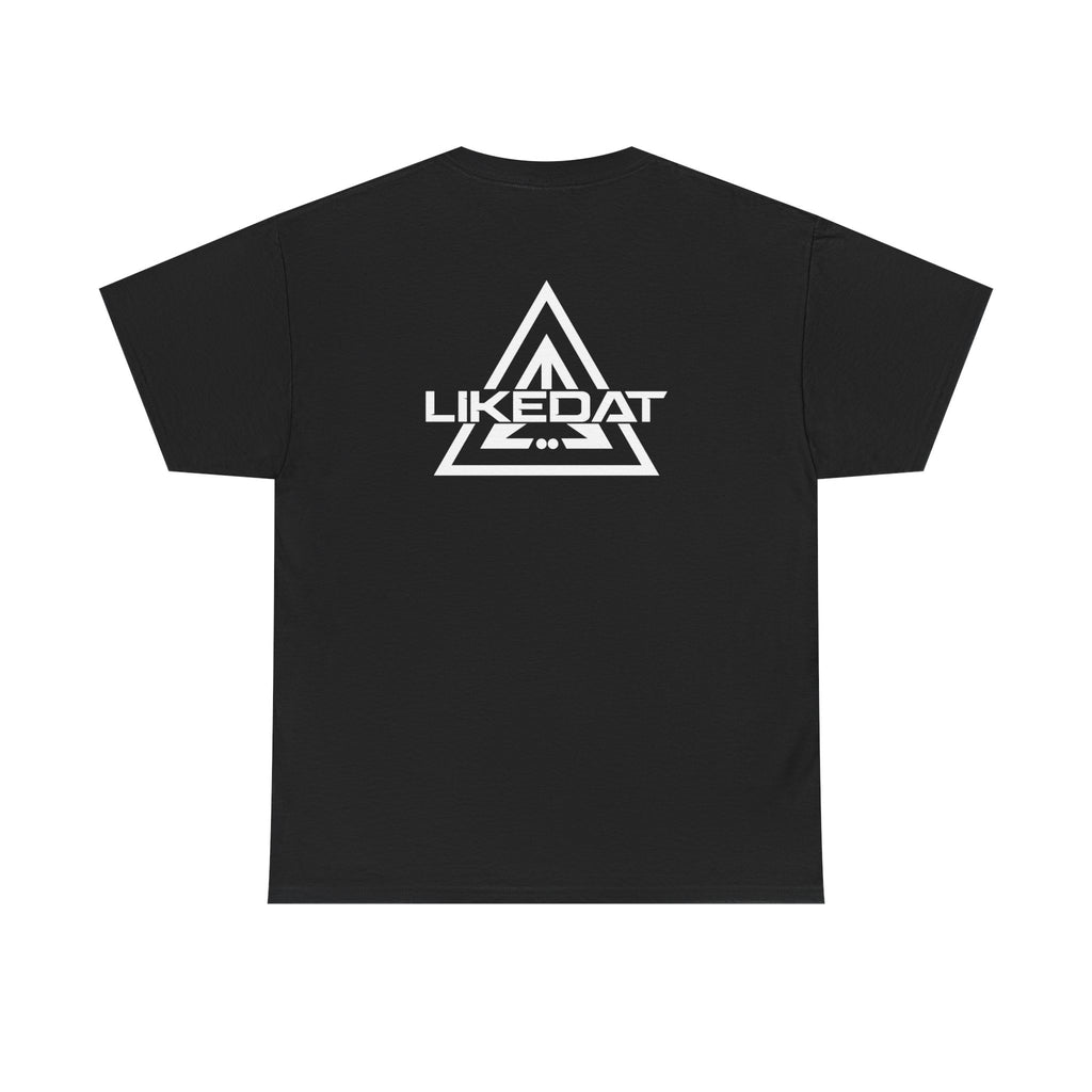 Likedat Triangle Logo T-Shirt — Minimal Graphic Tee